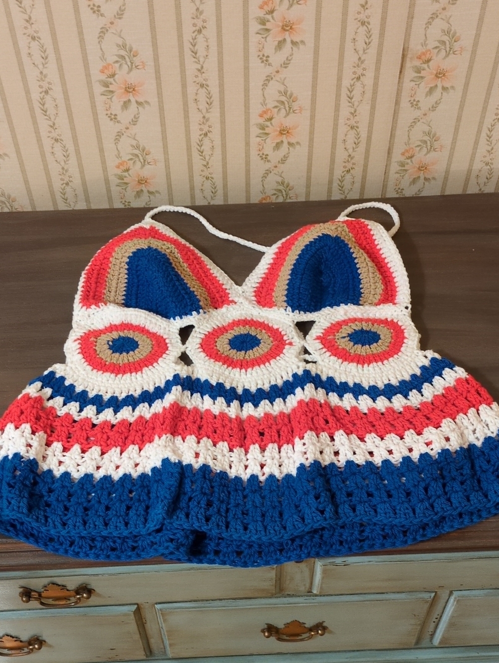 Handmade Crochet Halter Top